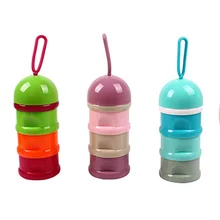 Portable 3 layer Newborn Baby Feeding Milk Container Infant Kids Formula Milk Powder Three Grid Candy Snacks Supplies Boxes цена Portable 3 layer Newborn Baby Feeding Milk Container Infant Kids Formula Milk Powder Three Grid Candy Snacks Supplies Boxes цены онлайн