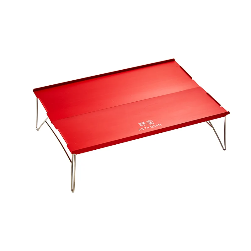  ASTA GEAR Outdoor mini aluminum folding table folding picnic camping table Portable easy to store u