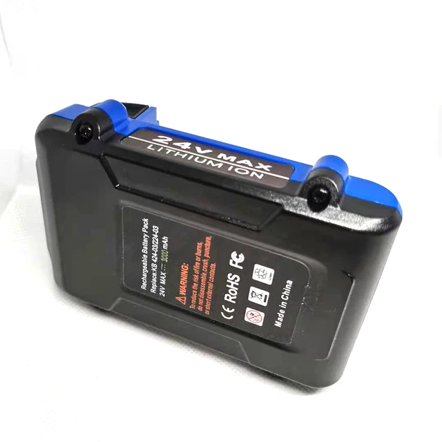 2-Pack 24V 6.0Ah Battery For Kobalt Tools | Compatible With KB624-03 KB524-03 | Lithium-ion Replacement | 12 Month Warranty