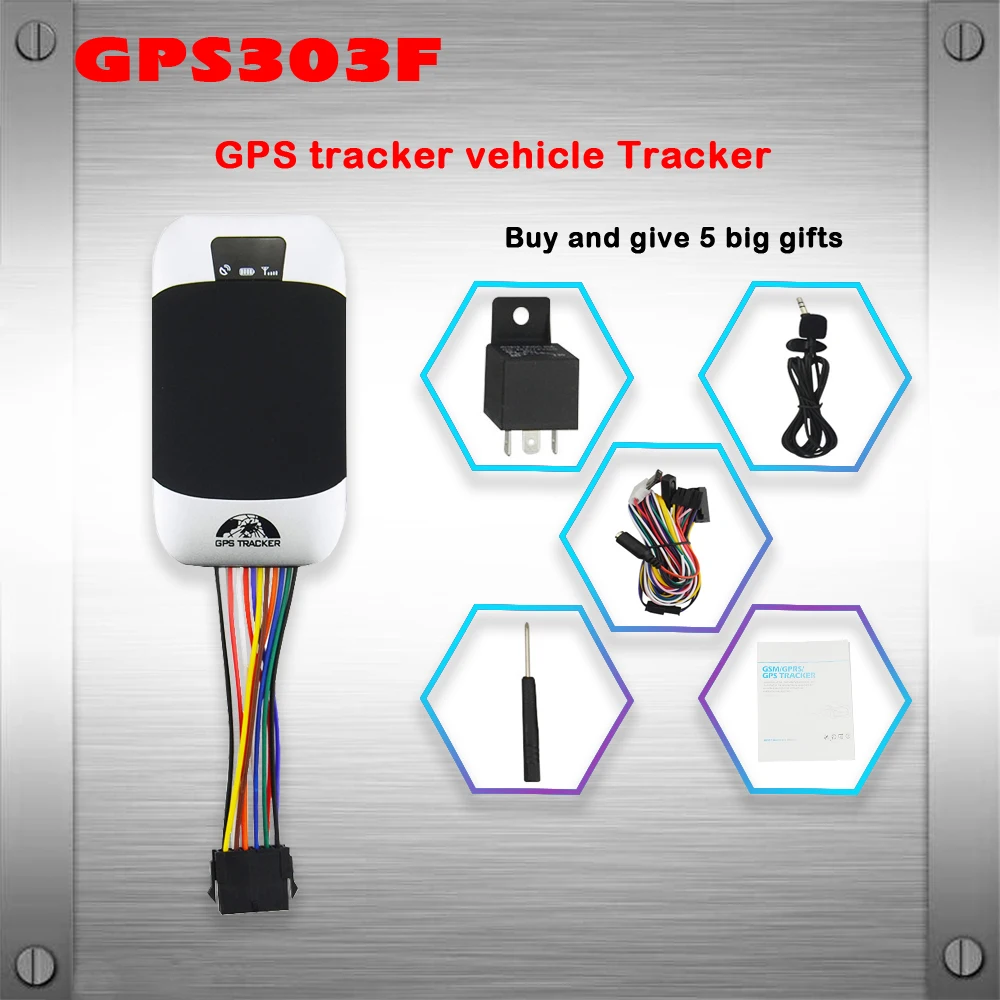 Gps 303F TK303F без коробки голосового мониторинга gps-трекер автомобильный трекер транспортных средств локатор превышения скорости и датчик движения-сигнализация для топливного бака