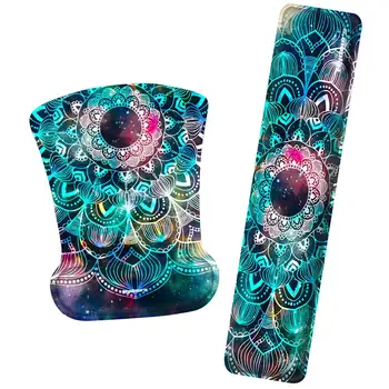 

mouse pad with wrist rest Ergonomic design mouse pad for office/ home/ cyber cafe Gaming Healthy Mousepad