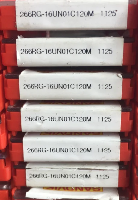 10 шт. вставки карбида 266RG-16UN01C120M 1125