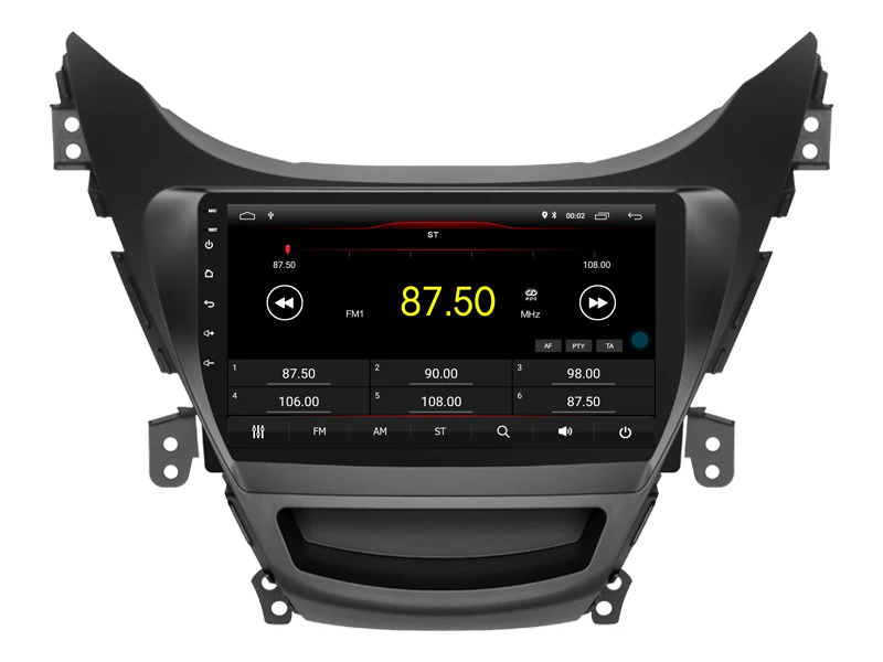 Perfect AVGOTOP Android 9 Bluetooth GPS Car Radio DVD Player For HYUNDAI Elantra 2011-2013 2