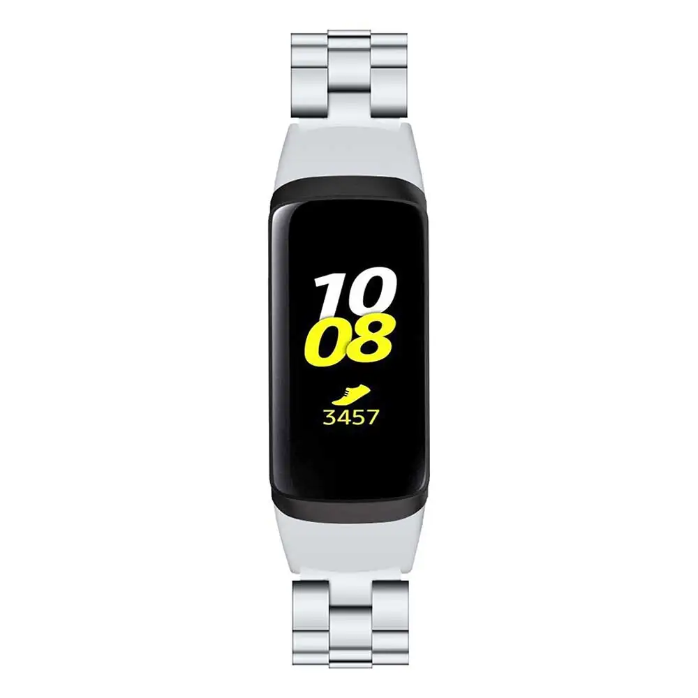 Ремешок для часов из нержавеющей стали для samsung Galaxy Fit-e R370 ремешок для браслета samsung Galaxy Fit-e R370 металлический ремешок для часов