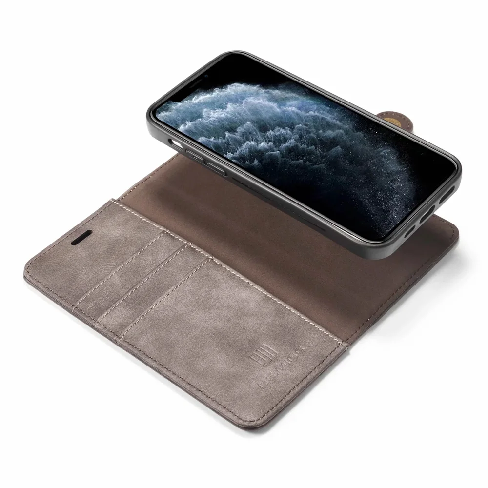 Magnetic Leather Case for iPhone 12 Mini 11 Pro XS Max XR X 8 7 6S 5G Plus Wallet Detachable 2 in 1 Removable Card Cover Case