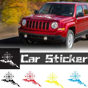 

Car Sticker Reflective Mountain Tree Vehicle Decal Off-road Caravan Caravan Car Styling Decoration Accessories