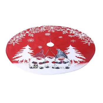 

Cute Cartoon Tree Apron Tree Cover Tree Skirt for Christmas Indoor Decor Party House