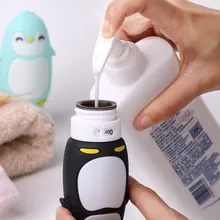 24 шт., 90 мл,, силиконовая многоразовая портативная мини-бутылка для упаковки, пресс-бутылка для лосьона, шампуня, ванны