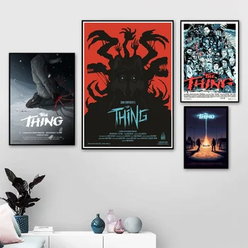 

The Thing Horror Movie Canvas Poster Art Print Wall Pictures for Living Room No Frame