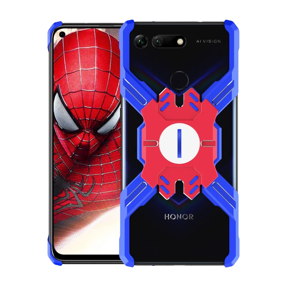 Marvel Hero Elements Aluminum Metal Bumper Case For Huawei Honor View 20 V20 Thin Hard Shockproof Phone Case Cover Honor View 20