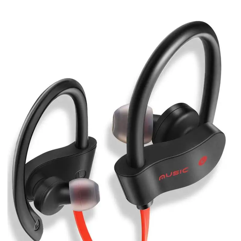 Спортивные наушники для бега, Bluetooth, беспроводные наушники с шумоподавлением, гарнитура для мобильных телефонов, музыкальные басы, водонепроницаемые наушники