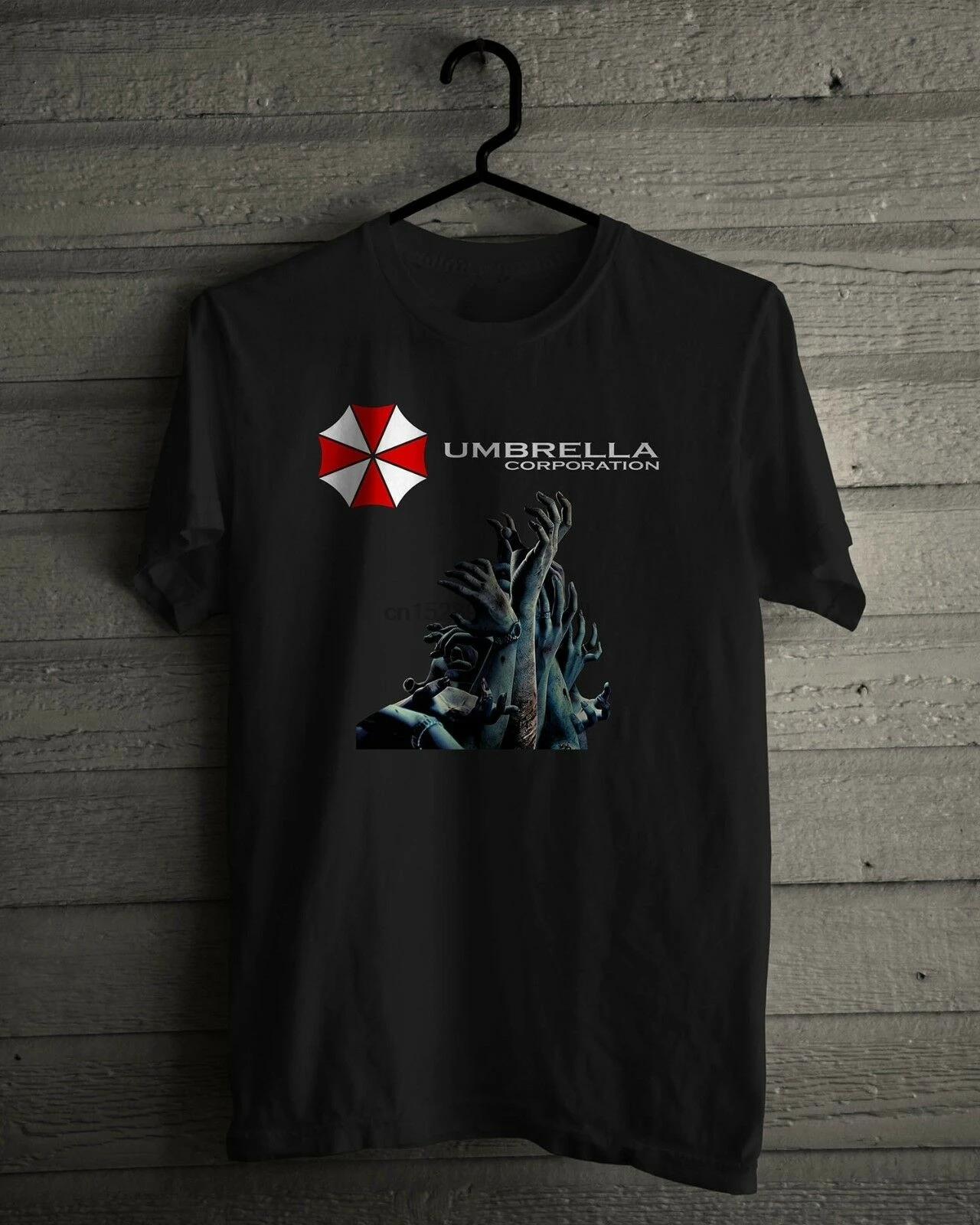 

New Umbrealla Corp Biohazard Logo 03 Basic Black T-Shirt Size S-5XL