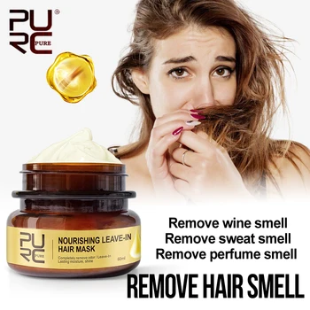 

PURC New Arrivals Nourishing Leave-In Hair Mask Completely Remove Odor Lasting Moisture Shine Hair & Scalp Treatments Hair Care