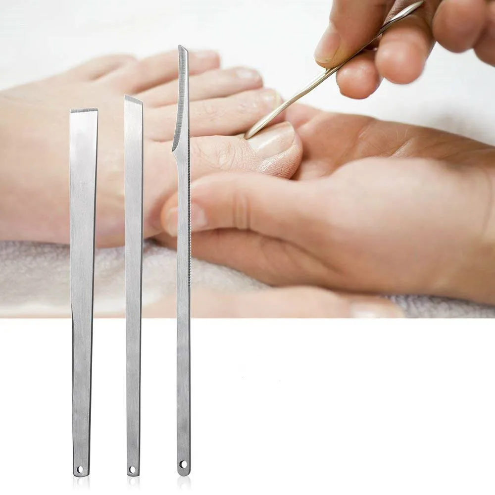 

3Pcs Toe Pedicure Knife Tool Set Stainless Steel Ingrown Cuticle Tools Feet Dead Skin Corn Removers Nail Foot Care Tool Kits