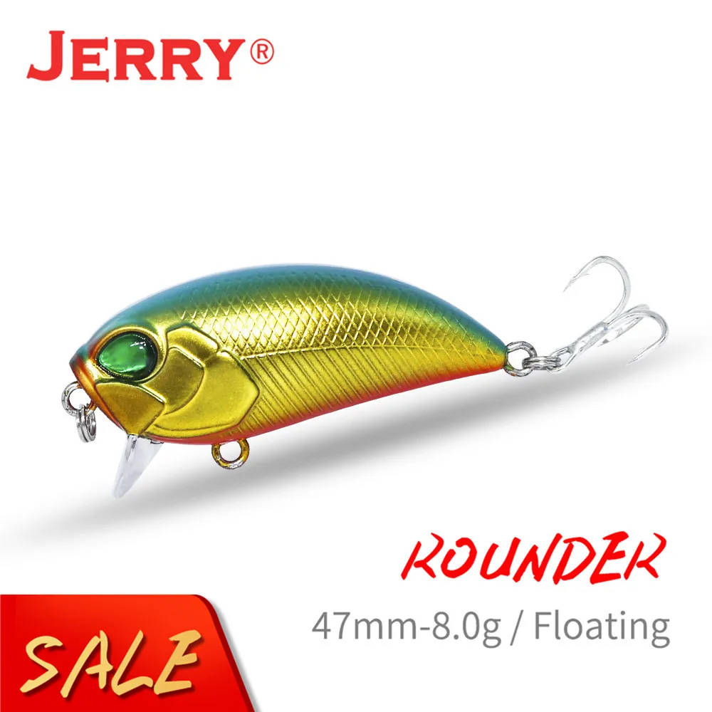 Jerry Rounder погремушка воблер Магнитный Плавающий кренкбейт 47 м жесткий пластиковый