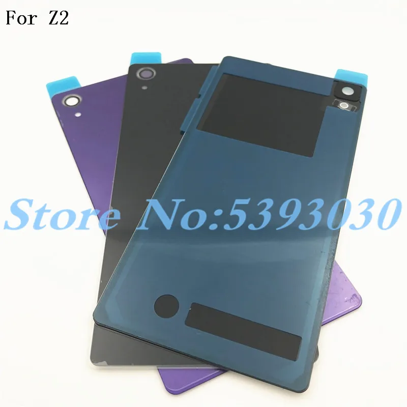 Задняя крышка из стекла для Sony Xperia Z2 D6543 L50W D6503 корпус двери задняя запасные части