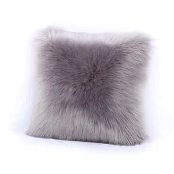 

Fluffy Faux Fur Plush Throw Pillow Cases#Shaggy Soft Chair Sofa Cushion Cover AU
