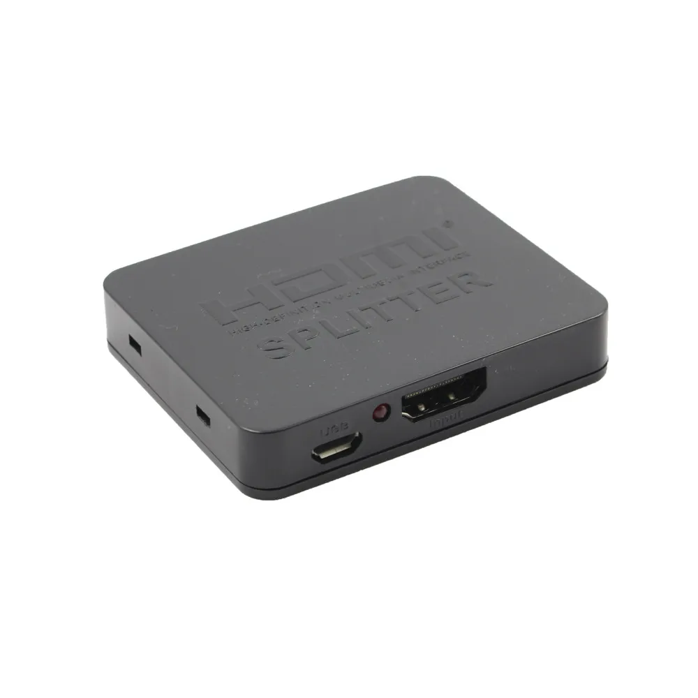 Полезный Полный 3D 4k HDMI сплиттер 1x2 1 в 2 из ретранслятора усилитель подключения 2 телевизоров OC17b - Цвет: A