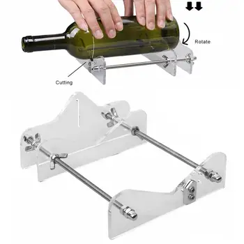 

Glass Bottle Cutter Tool Creative DIY Cutting Tools Machine Wine Beer Bottles with Screwdriver for Artwork Eco-friendly Safe
