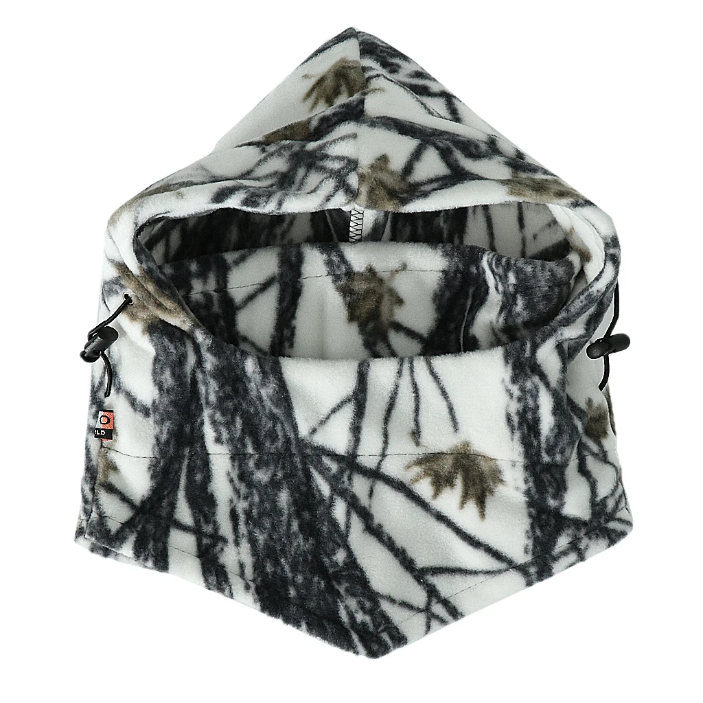 Camouflage Windproof Warm Winter Sports Ski Cycling Fleece Balaclava Hat Cap Neck Hood Face Mask Winter Sports Face Mask