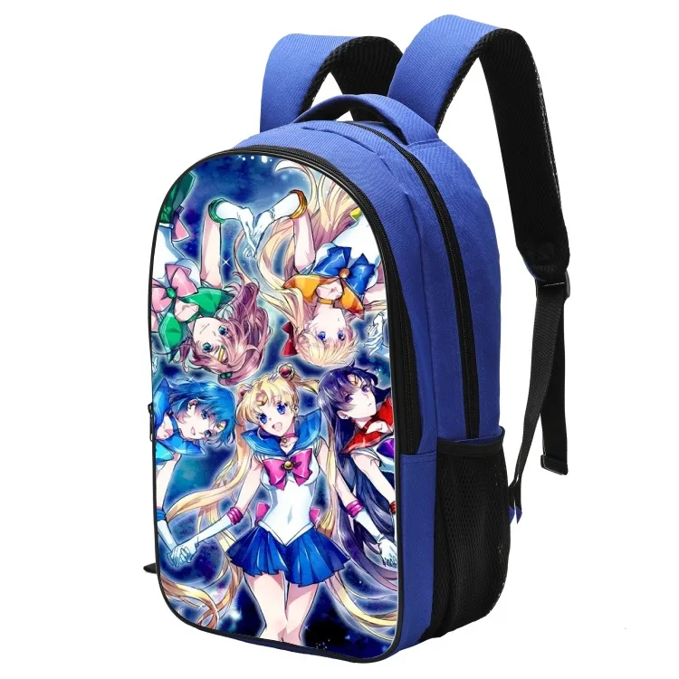 

Xuan meng New Products Pretty Girl Warrior Backpack Students Cute Double Layer School Bag Children Shoulder Cartoon Animation on