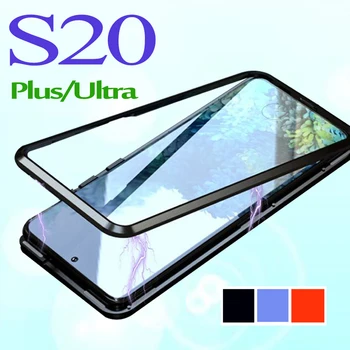 

s 20 ultra case s20ultra for samsung galaxy s20 plus Double Sided Glass cover phone s20plus s20+ protective magnetic bumper 20s