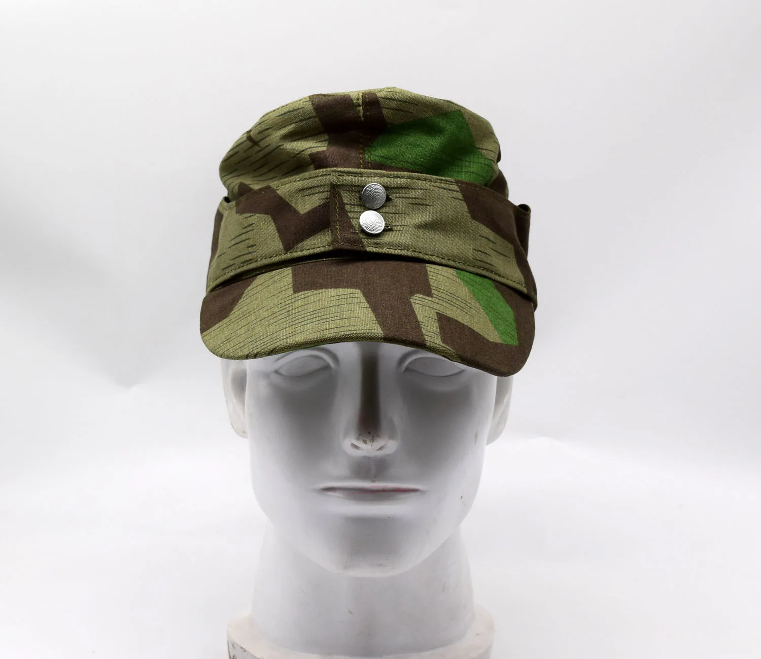 Reenactment German Army Splinter Camo Cap Hat Replica