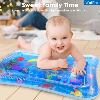 

Baby Water Play Mat Tummy Time Toys For Newborns Playmat PVC Toddler Fun Activity Inflatbale Mat Infant Toys Sea world Carpet