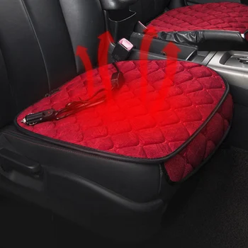 

winter Warmer thermal seat pad interface heating seat cover 5 Colors 12v car Electric heated cushion auto supplies Car Styling