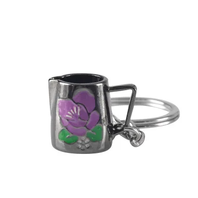 C Креативный бариста, брелок для кофе, ручка машины для кофе, Moka Pitcher, брелок, портативная кофейная посуда, аксессуары для приготовления эспрессо, подарок - Color: C