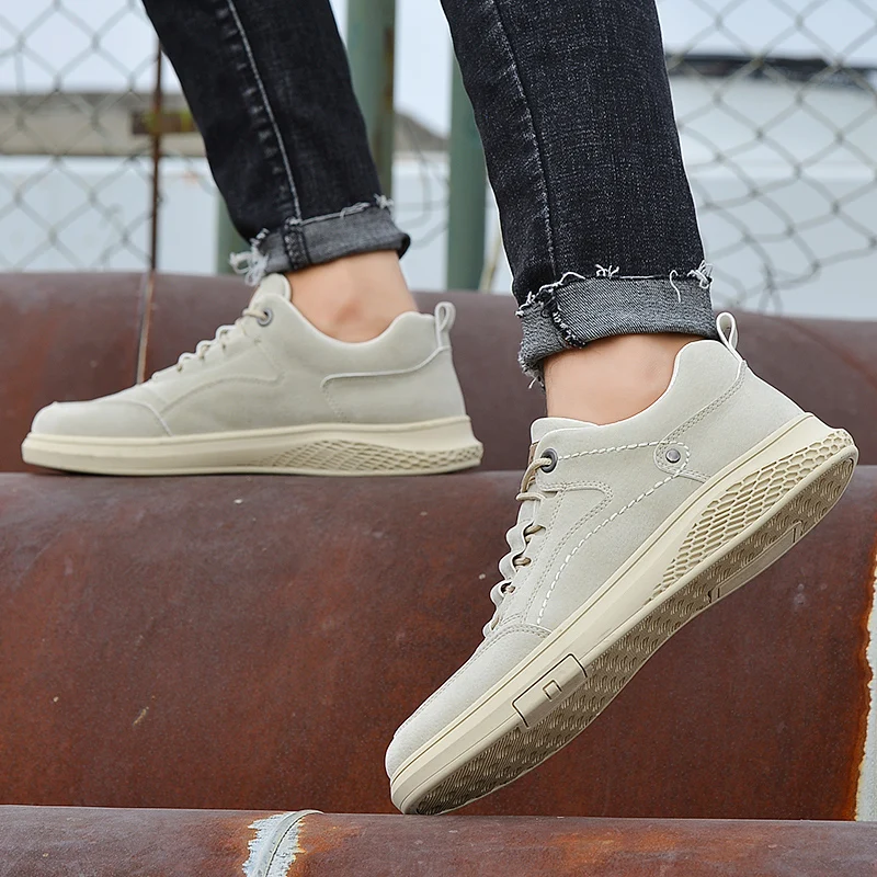 Homens sapatos de moda couro genuíno oxfords