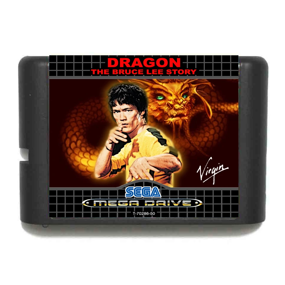 Дракон Брюс Ли история NTSC-USA md 16 бит игровая карта для sega Mega Drive для Genesis