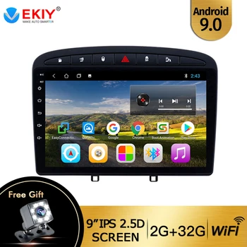 

EKIY 9'' IPS Android 9.0 Car Radio For Peugeot 408 For Peugeot 308 308SW Multimedia Stereo Car DVD Player Navigation GPS Radio