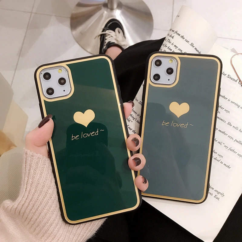 

Love Phnom Penh Glass Phone Case For iPhone X S Max XR phone cases 11 Pro Max 8 7 6 S Plus Luxury anti-fall mobile phone cover