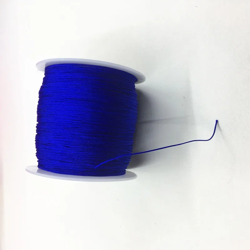 royal blue12 Новое поступление! 3 рулона 0,5 мм х 160 м длиной/рулон нейлоновые веревки для ювелирных изделий китайский узел линия Бисероплетение проволока для ювелирных изделий - Цвет: royal blue12