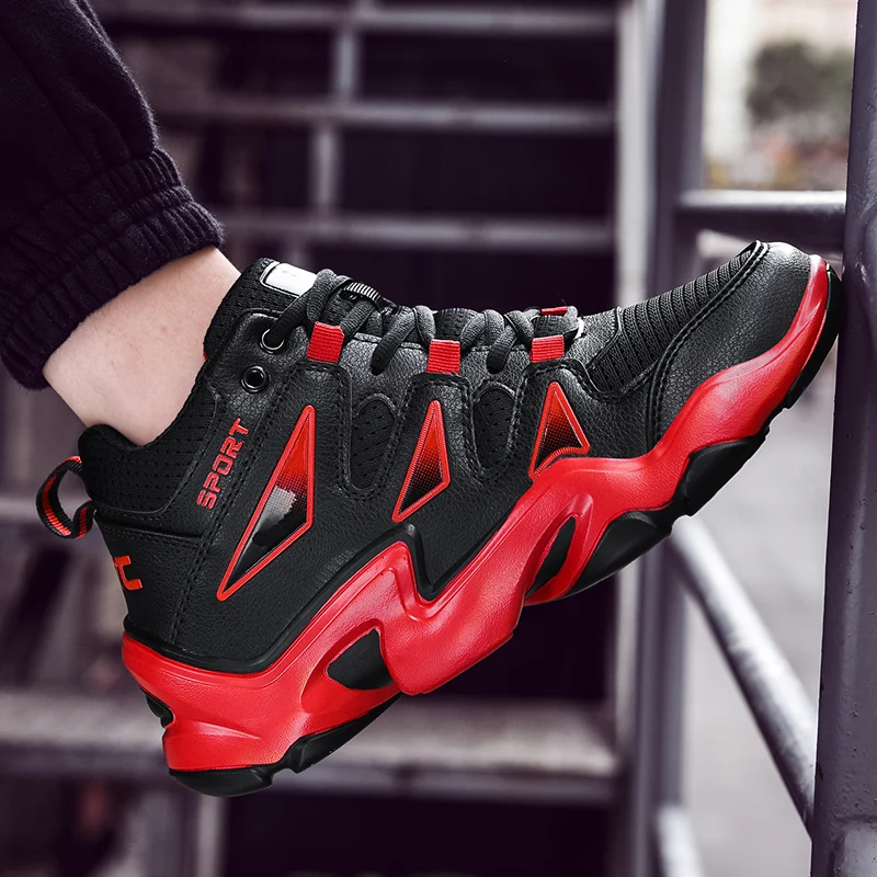 New Trend Men Shoes Basketball Comfortable Unisex Training Shoes Mid-Top Mens Sneakers Breathable Women Outdoor Sport Shoes