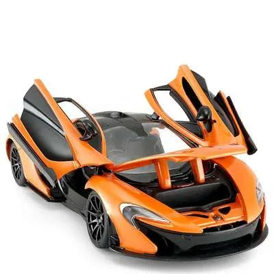 Оранжевый Изысканный 1:24 P1 спортивный автомобиль сплав скользящая модель, моделирование рулевое колесо связь переднее колесо Коллекция Модель - Цвет: Оранжевый