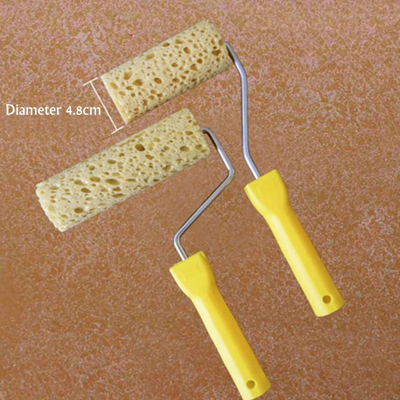 Roller-Brush Painting-Tools Artistic-Pattern Home-Decoration Wall-Furniture Sponge Seaweed