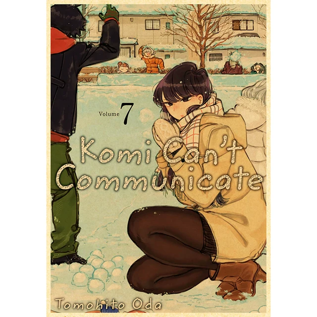 Komyushou Desu Posters Anime Komi Cant Communicate Poster Kraft Paper Vintage Home Room Art Wall Stickers 12