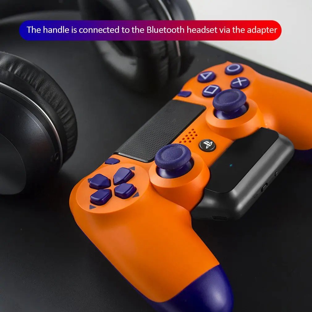 PS4 контроллер беспроводной Bluetooth V5.0 аудио адаптер наушники гарнитура наушники Reciver 15 м для Playstation 4 PS 4 P4 Новые 5G