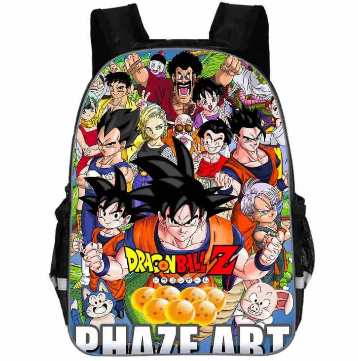 Dragon Ball рюкзак Ультра инстинкт Гоку Z Вегета супер Saiyain повседневные школьные сумки для маленьких мальчиков и девочек подростков Mochilas Bolsa