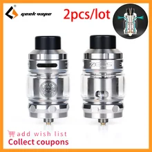 Zeus subohm Танк Geekvape Zeus sub Ом бак 2 мл/5 мл распылитель сетка катушки и Предварительно Построенная катушка 810 капельного наконечника против zeus x fit aegis legend