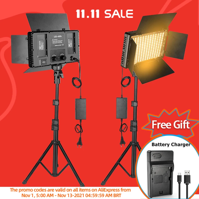LED Photo Studio Light for Tiktok Youbute Live Video Lighting 40W/50W Portable Recording Photography Panel Lamp Dimmable |