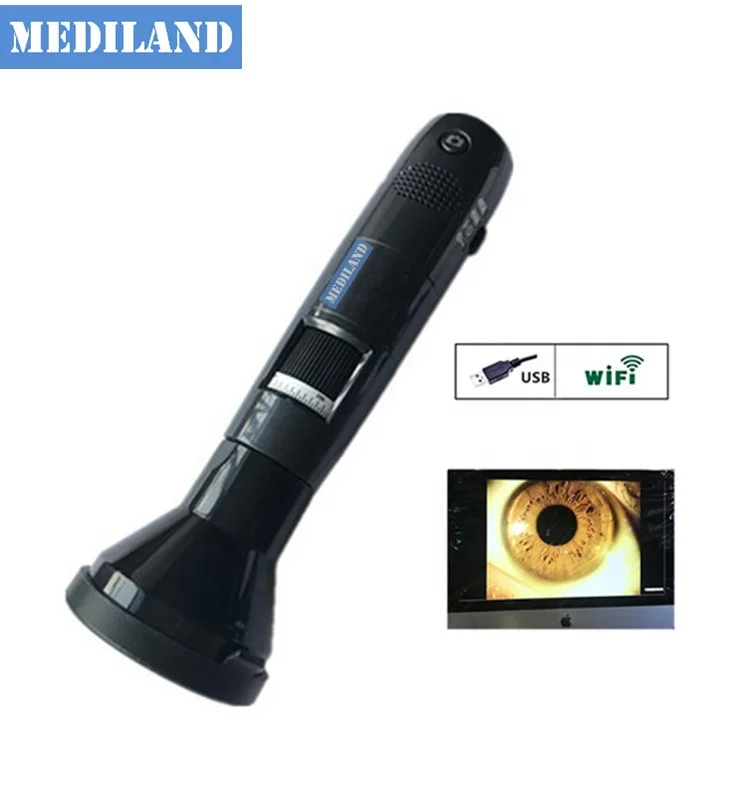 Hot sale Digital Wifi Microscope digital wifi Iridoscope ML-401 with yellow and white LED HD Video 100% good feedback