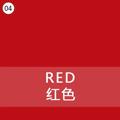 red 1 лист, 25 см x 100 см, гибкий металлический винил с теплопередачей, эластичная железная пленка для HTV, сделай сам - Цвет: red
