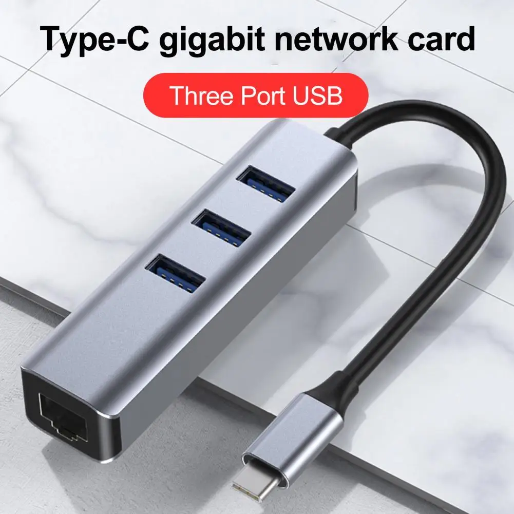 USB Ethernet с 3 Порты и разъёмы usb-хаб 0 RJ45 Lan сетевая карта Ethernet-адаптер для Mac iOS Android ПК