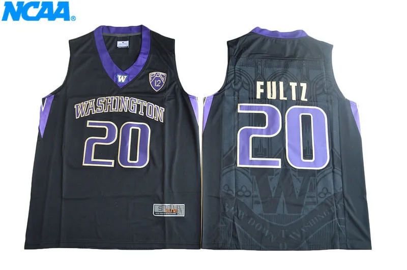 Новое поступление высокое качество Washington Markelle Fultz#20 футболка колледжа ограниченное спортивные Джерси S-XXXL