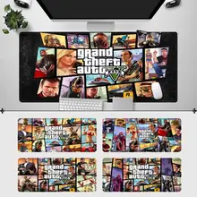 

Popolar GTA V Grand Theft Auto V Gaming Mouse Pad Gamer Keyboard Maus Pad Desk Mouse Mat Game Accessories For Overwatch
