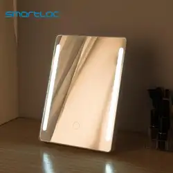 Smartloc пластиковый прямоугольный увеличительный светодиодный сенсорный экран настенное зеркало для ванной комнаты туалетный столик 11x7,8