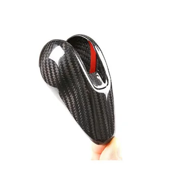 

Carbon Fiber Black Inner Gear Shift Knob Cover Cap For Porsche MACAN 2014-2020 718 911 For Left Handed Driving